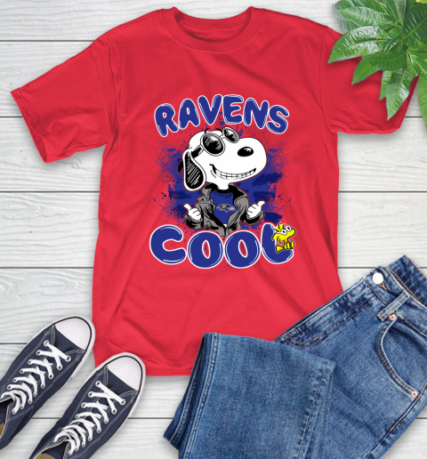 NFL Football Baltimore Ravens Cool Snoopy Shirt T-Shirt 12