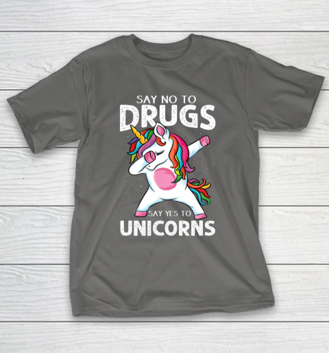 Say No To Drugs Say Yes To Unicorn Anti drug Red Ribbon Week T-Shirt 18