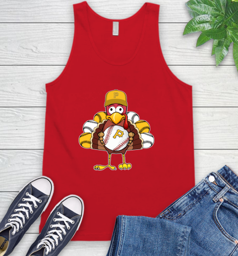 Pittsburgh Pirates Turkey thanksgiving Tank Top 6