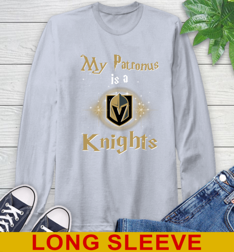 NHL Hockey Harry Potter My Patronus Is A Vegas Golden Knights Long Sleeve T-Shirt 6