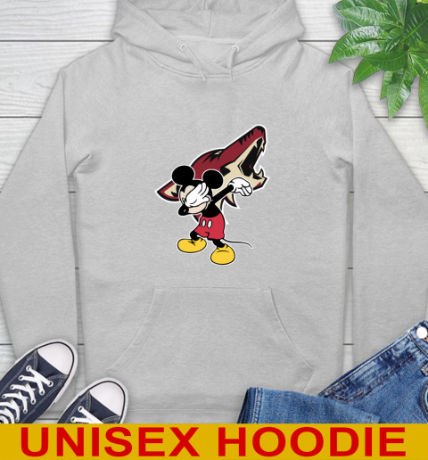 Arizona Coyotes NHL Hockey Dabbing Mickey Disney Sports Hoodie 6