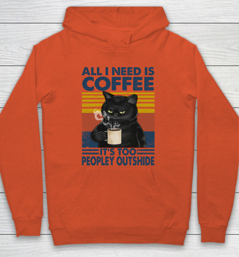Cat that's what I do I drink beer I hate people and I know things vintage Hoodie 3