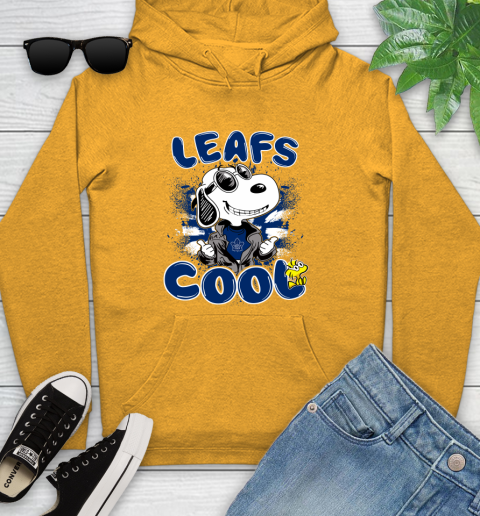 NHL Hockey Toronto Maple Leafs Cool Snoopy Shirt Youth Hoodie 2
