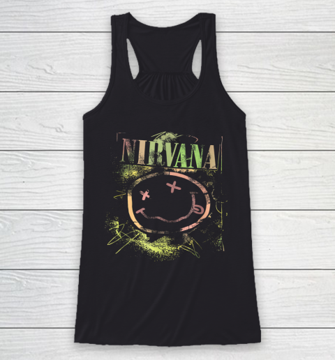 Vintage Nirvanas Smile Design Limited Racerback Tank