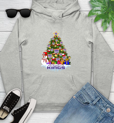 Sacramento Kings Merry Christmas NBA Basketball Sports Youth Hoodie