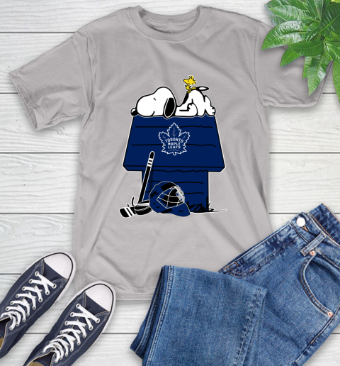Toronto Maple Leafs NHL Hockey Snoopy Woodstock The Peanuts Movie T-Shirt 12