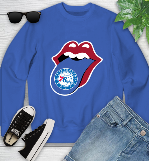 Philadelphia 76ers NBA Basketball Lips I Root For My Team Adoring Fan 122