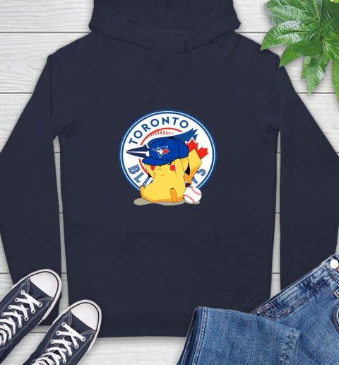 MLB Pikachu Baseball Sports Toronto Blue Jays Hoodie 4