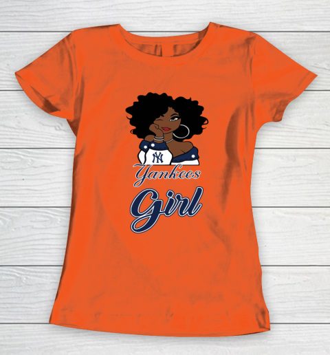 New York Yankeess Girl MLB Women's T-Shirt 5