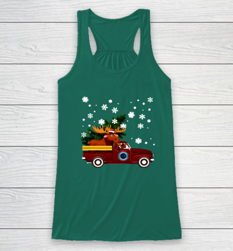 Carolina Panthers Bring Christmas Home NFL Racerback Tank 5