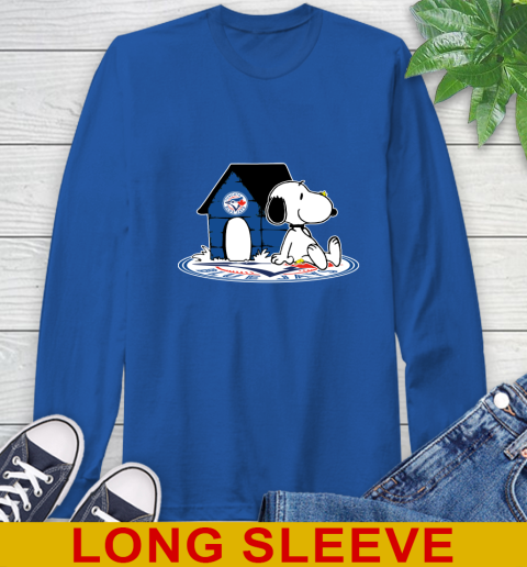 MLB Baseball Toronto Blue Jays Snoopy The Peanuts Movie Shirt Long Sleeve T-Shirt 9