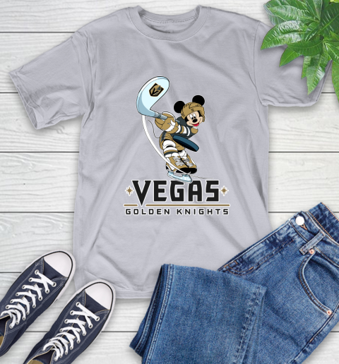 NHL Hockey Vegas Golden Knights Cheerful Mickey Mouse Shirt T-Shirt 7 NHL Hockey Vegas Golden Knights Cheerful Mickey Mouse Shirt T-Shirt - Image 7