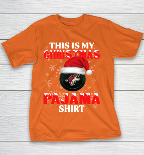 Arizona Coyotes This Is My Christmas Pajama Shirt NHL Youth T-Shirt 4