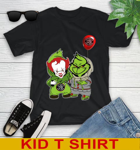 Toronto Raptors Baby Pennywise Grinch Christmas NBA Basketball Youth T-Shirt 2