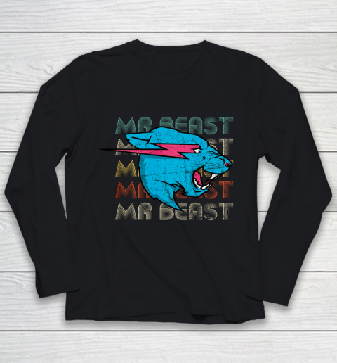 Retro Mr Game Funny Gaming Style Youth Long Sleeve