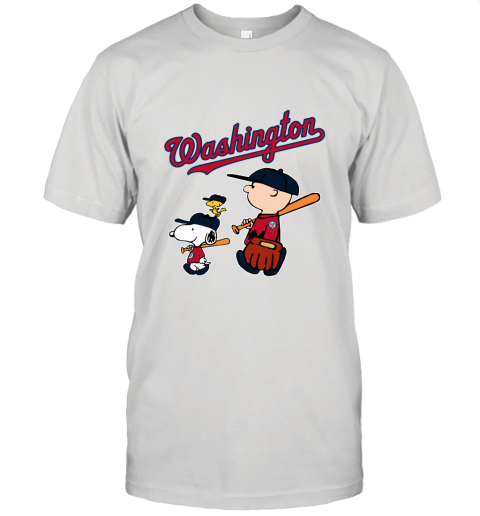 Washington Natonals Let's Play Baseball Together Snoopy MLB Shirt
