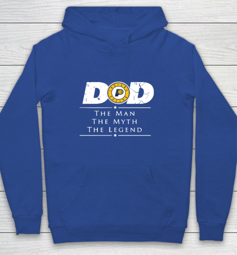 Indiana Pacers NBA Basketball Dad The Man The Myth The Legend Youth Hoodie 6