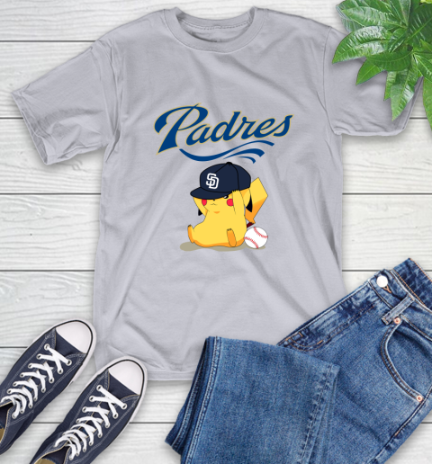 MLB Pikachu Baseball Sports San Diego Padres T-Shirt 6
