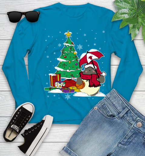 Chicago Bulls NBA Basketball Cute Tonari No Totoro Christmas Sports Youth Long Sleeve 8