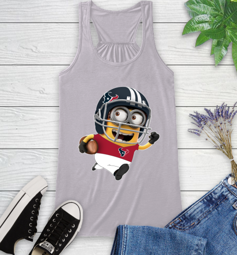 NFL Houston Texans Minions Disney Football Sports Racerback Tank 5