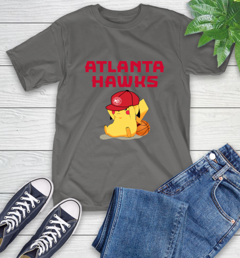 NBA Pikachu Basketball Sports Atlanta Hawks T-Shirt 9