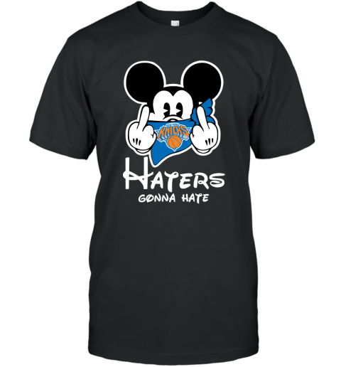 NBA New York Knicks Haters Gonna Hate Mickey Mouse Disney Basketball T Shirt