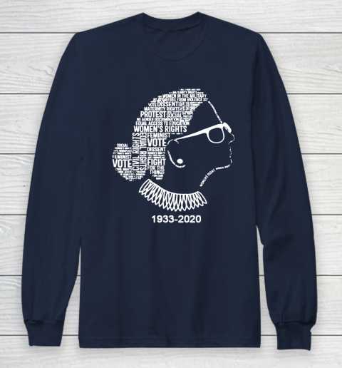 Notorious RBG 1933  2020 Shirt Ruth Bader Ginsburg RIP Long Sleeve T-Shirt 2