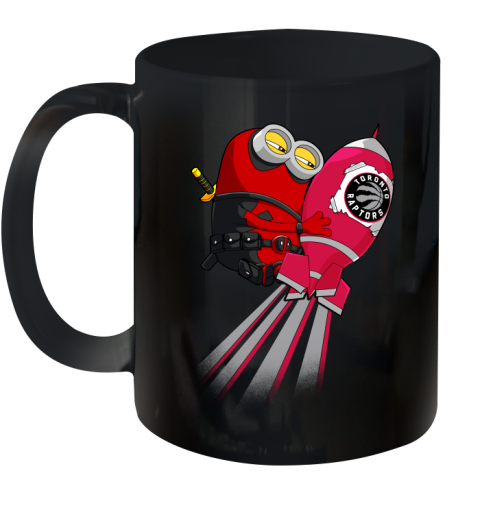 NBA Basketball Toronto Raptors Deadpool Minion Marvel Shirt Ceramic Mug 11oz