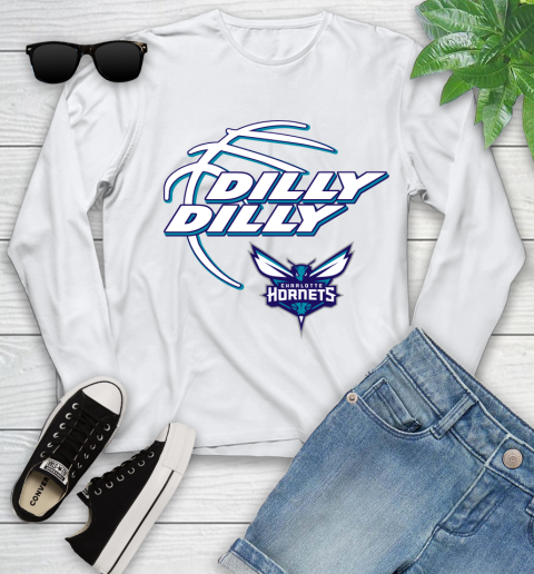 NBA Charlotte Hornets Dilly Dilly Basketball Sports Youth Long Sleeve