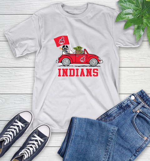 Mlb Baseball Cleveland Indians Darth Vader Baby Yoda Driving Star