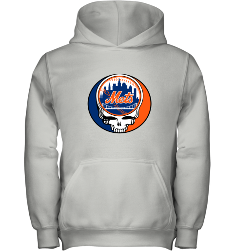 New York Mets The Grateful Dead Baseball MLB Mashup Youth Hoodie