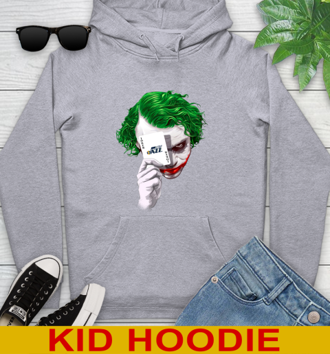 Utah Jazz NBA Basketball Joker Card Shirt Youth Hoodie 6