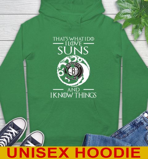Brooklyn Nets NBA Basketball That's What I Do I Love My Team And I Know Things Game Of Thrones 20