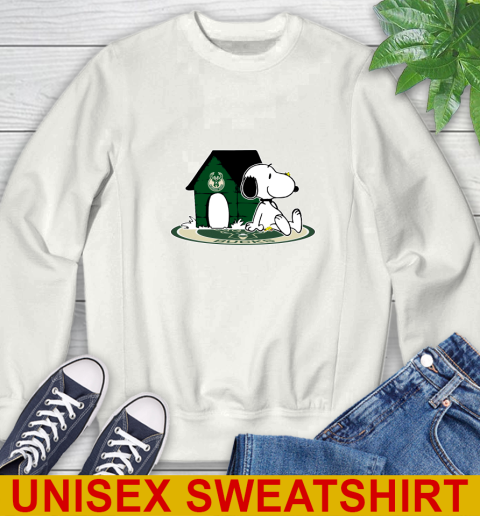 NBA Basketball Milwaukee Bucks Snoopy The Peanuts Movie Shirt Sweatshirt