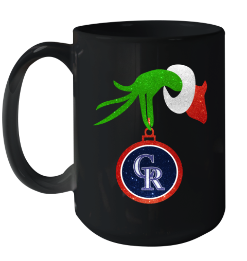 Colorado Rockies Grinch Merry Christmas MLB Baseball Ceramic Mug 15oz 2