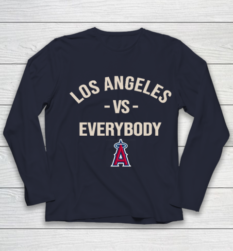 Los Angeles Angels Vs Everybody Youth Long Sleeve 2
