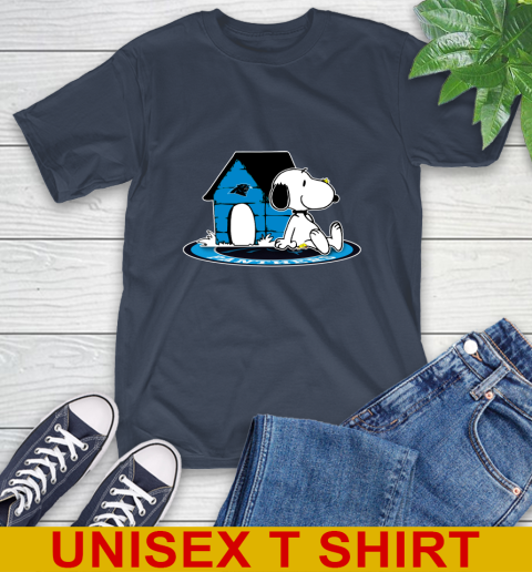 NFL Football Carolina Panthers Snoopy The Peanuts Movie Shirt T-Shirt 4