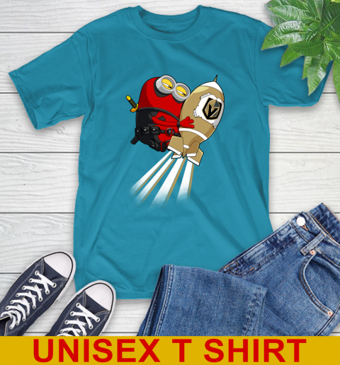 NHL Hockey Vegas Golden Knights Deadpool Minion Marvel Shirt T-Shirt 9