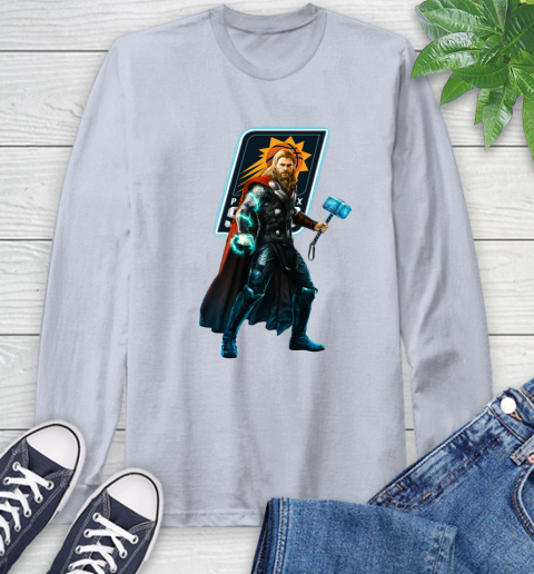 NBA Thor Avengers Endgame Basketball Phoenix Suns Long Sleeve T-Shirt 6