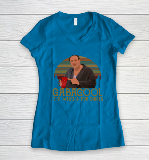 Gabagool  It's What's for Dinner Women's V-Neck T-Shirt 5