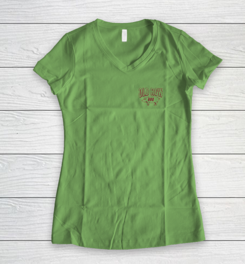 Old Row Smokin' Meats And Clapping Cheeks Funny BBQ Women's V-Neck T-Shirt 4