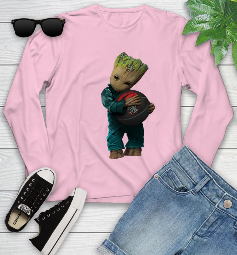 NBA Groot Guardians Of The Galaxy Basketball Sports Toronto Raptors Youth Long Sleeve 10