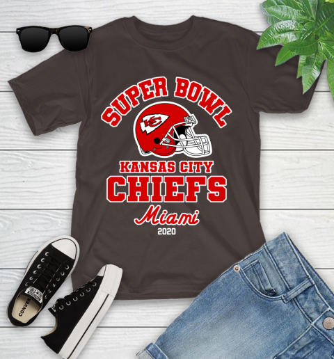 Kansas City Chiefs Super Bowl Champion Miami Logo 2020 NFL Shirts 99