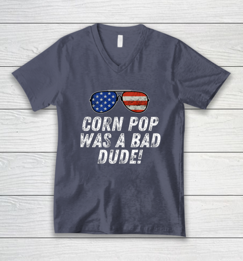 Joe Biden Corn Pop Was A Bad Dude V-Neck T-Shirt 7