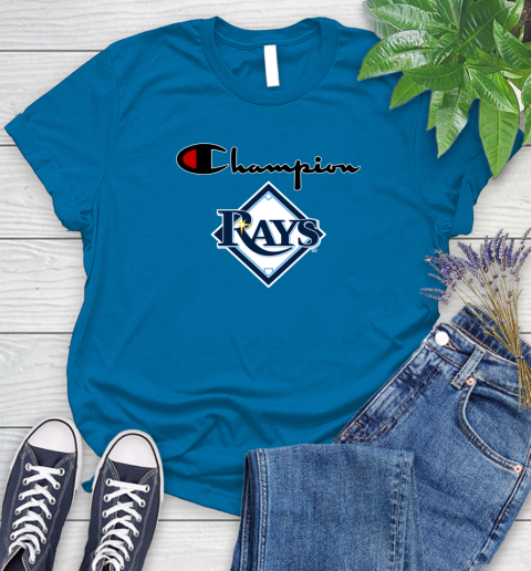 MLB Baseball Tampa Bay Rays Champion Shirt Women's T-Shirt 5