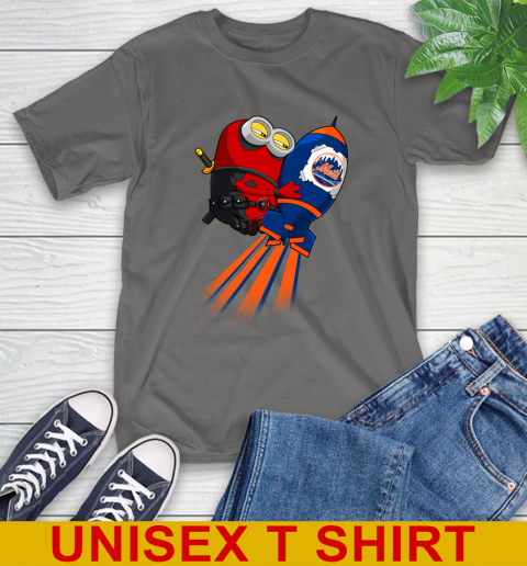 MLB Baseball New York Mets Deadpool Minion Marvel Shirt T-Shirt 10