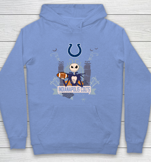 NFL Indianapolis Colts Football Jack Skellington Halloween Hoodie 8