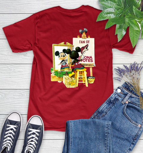 NHL Hockey Arizona Coyotes Mickey Drawing Shirt - Image 93