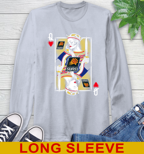NBA Basketball Phoenix Suns The Queen Of Hearts Card Shirt Long Sleeve T-Shirt 6