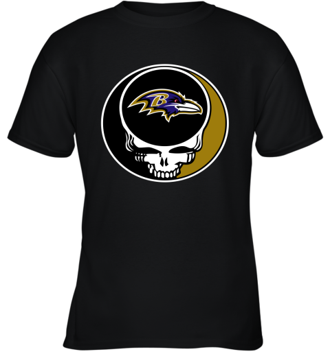 NFL Baltimore Ravens Grateful Dead Rock Band Football Sports - Rookbrand